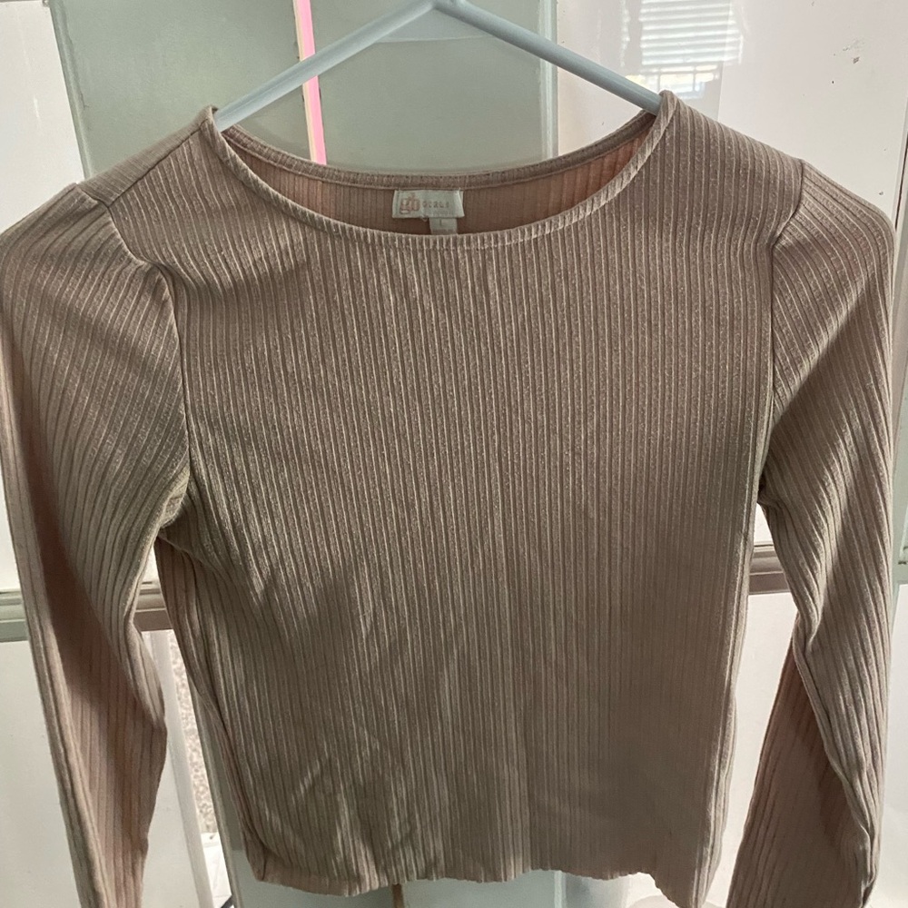 Tan long sleeve (L kids)